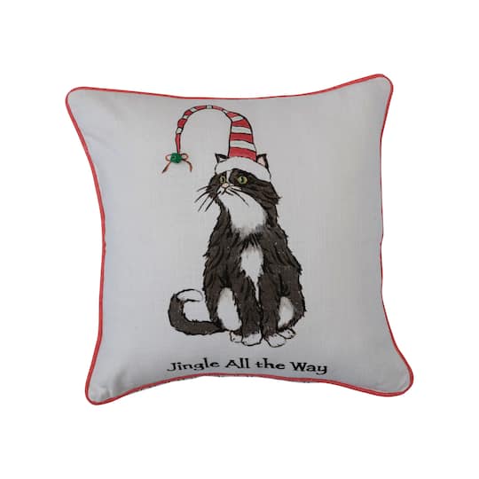 Jingle All the Way Cat Pillow by Ashland&#xAE;